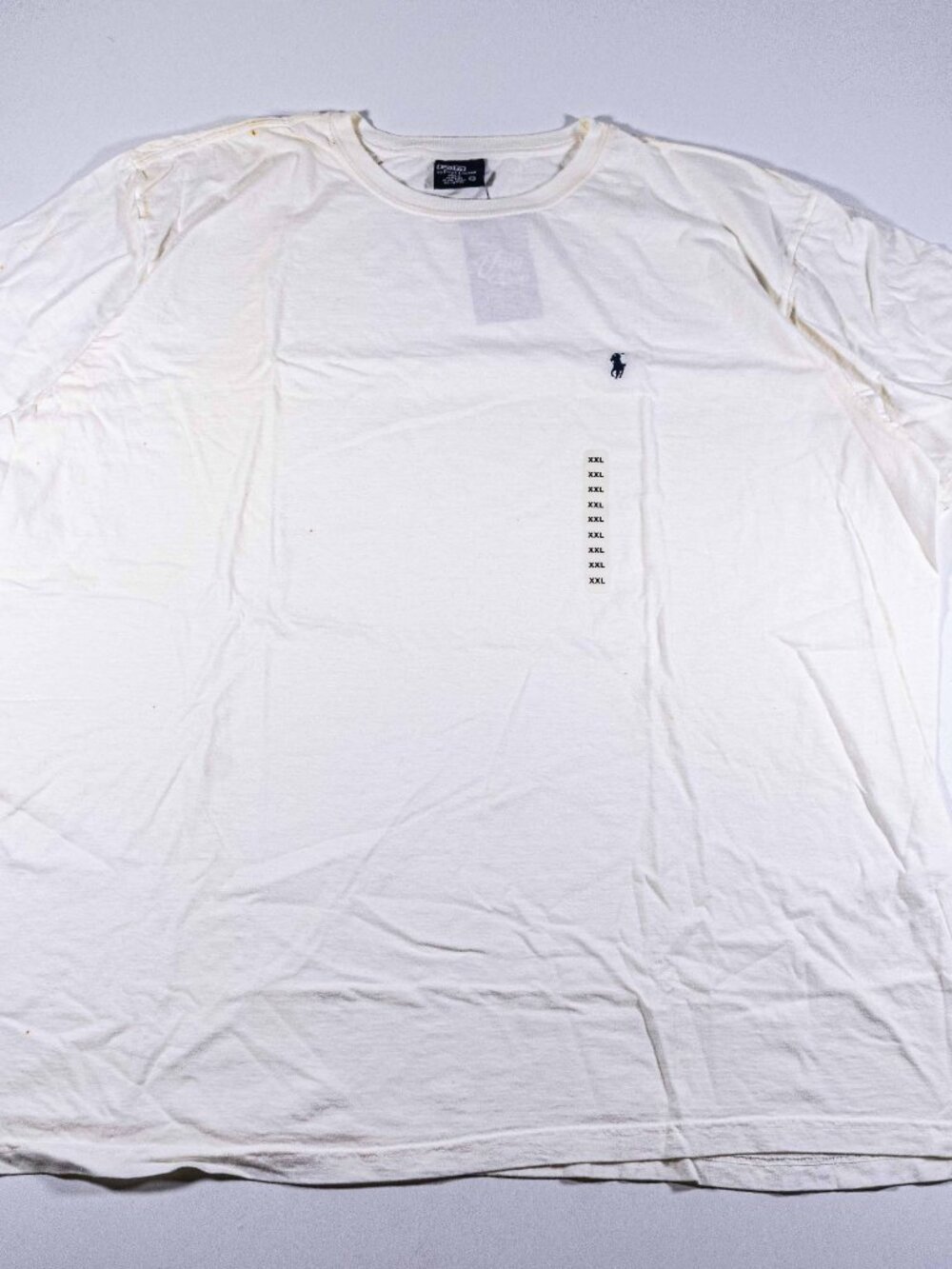 Vintage 90s Polo Ralph Lauren Pony T-Shirt White Mens Short Sleeve Tee
